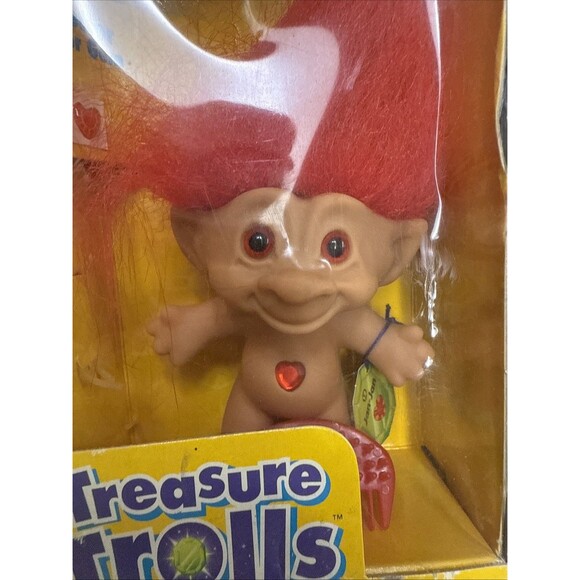 Jan Jan (#4) - 3" Ace Treasure Troll Doll - NEW IN PACKAGE - Rare 1998 - Picture 2 of 8